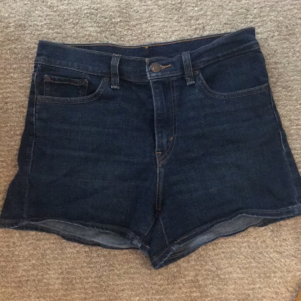 Levi Dark Wash Shorts